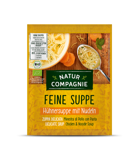 Feine Suppe Hühnersuppe mit Nudeln - Natur-Compagnie